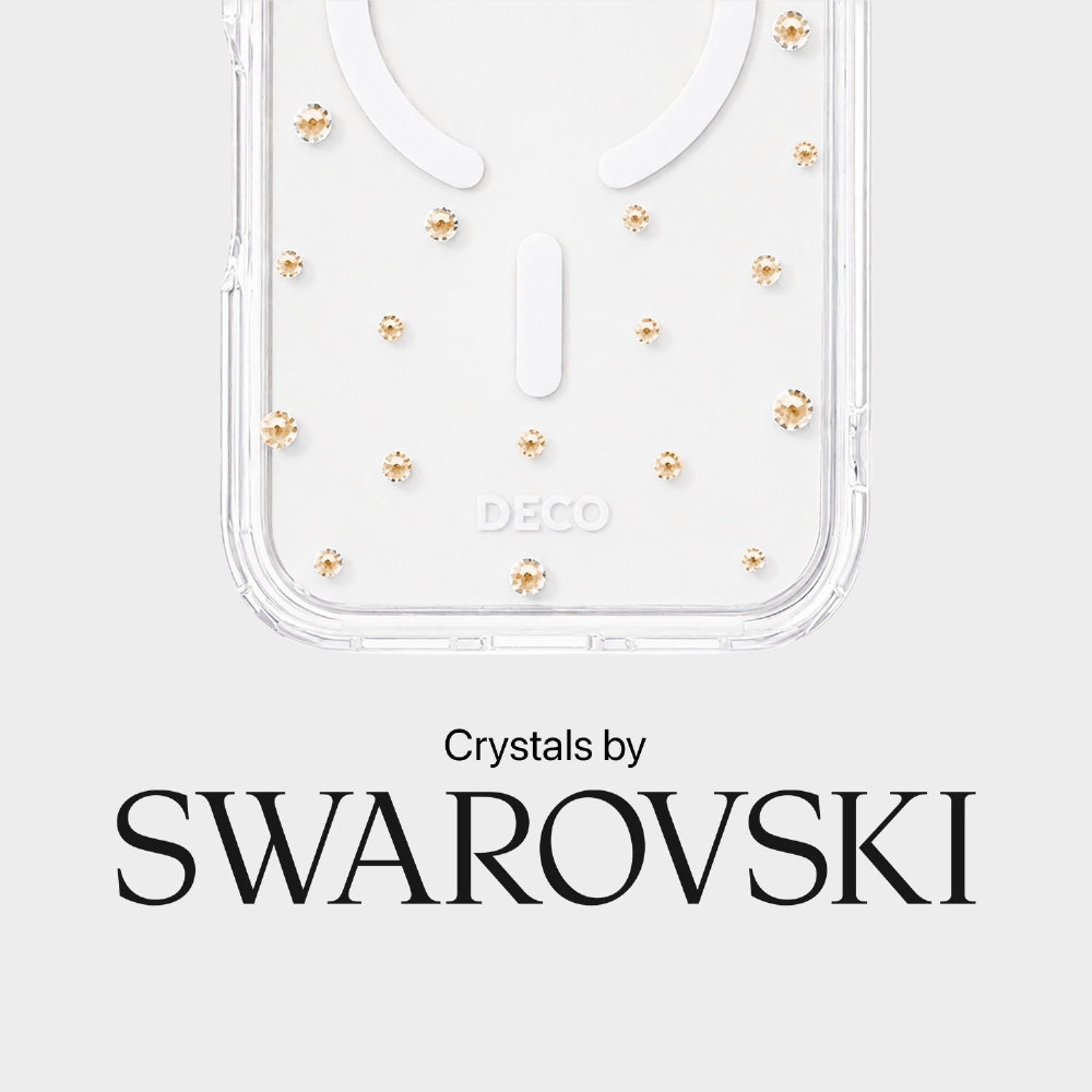 Capa Magsafe Com Pontos De Cristais - Iphone 17