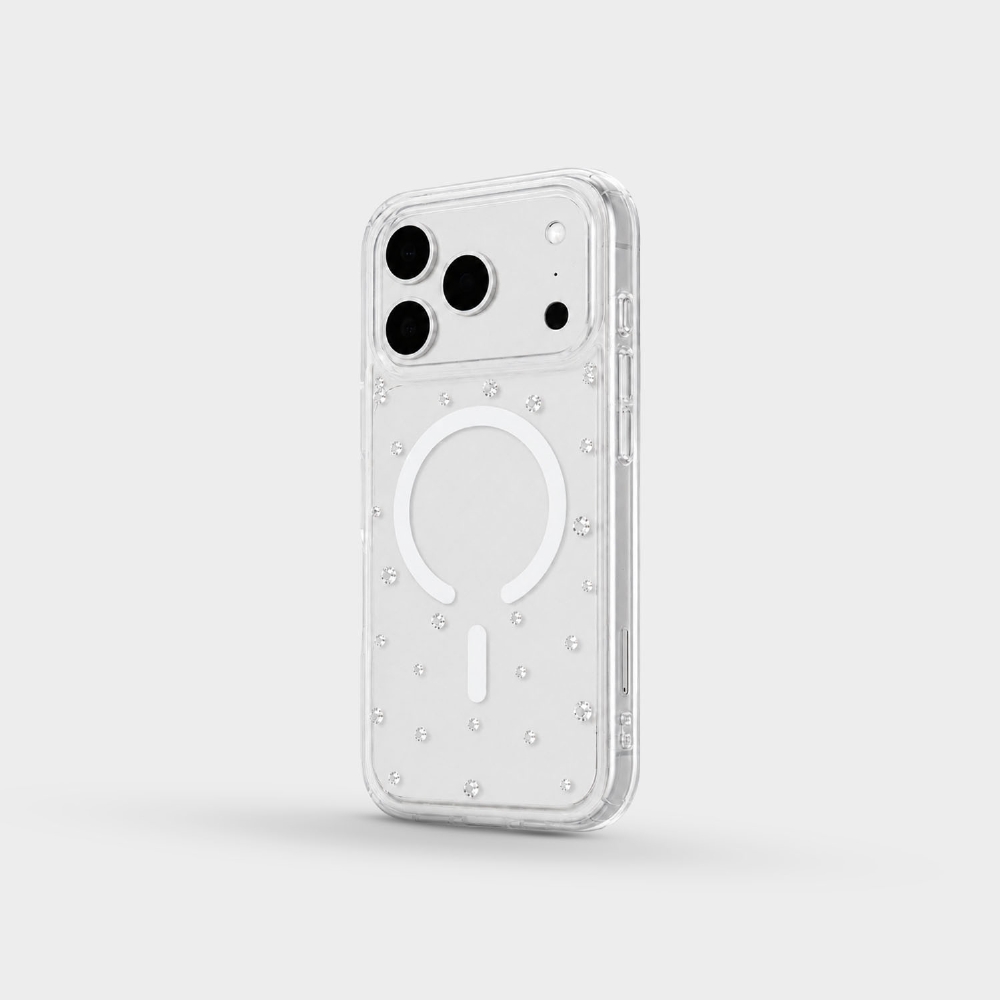 Capa Magnética Pontos De Cristais -  Iphone 17 Pro Max