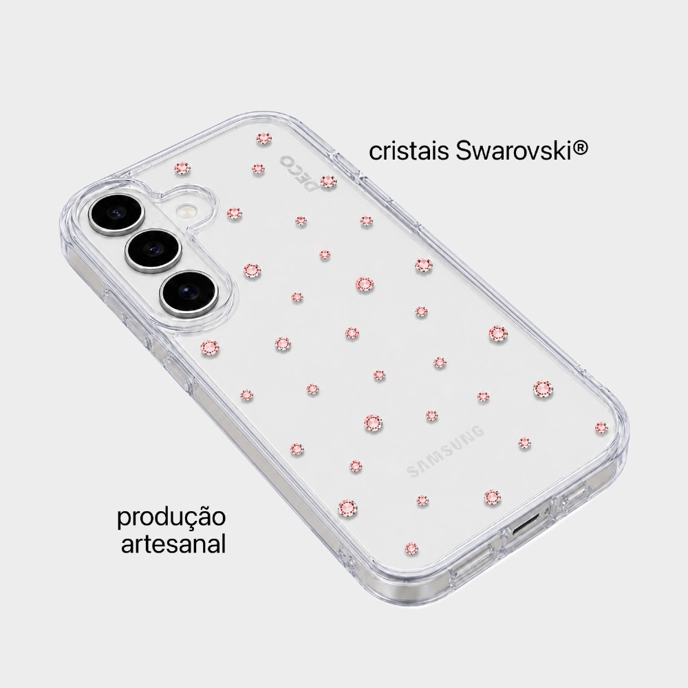 Capa Pontos De Cristais Galaxy S24 Plus