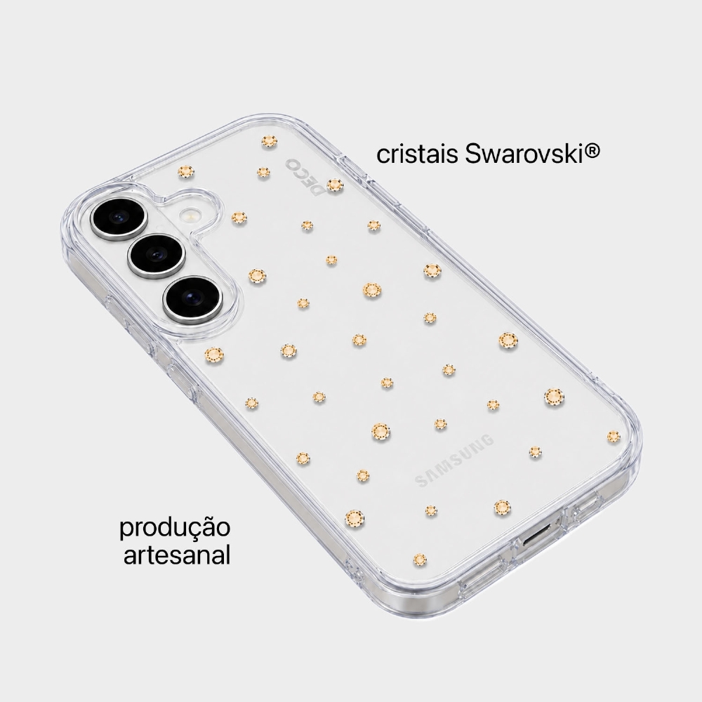 Capa Pontos De Cristais Galaxy S23