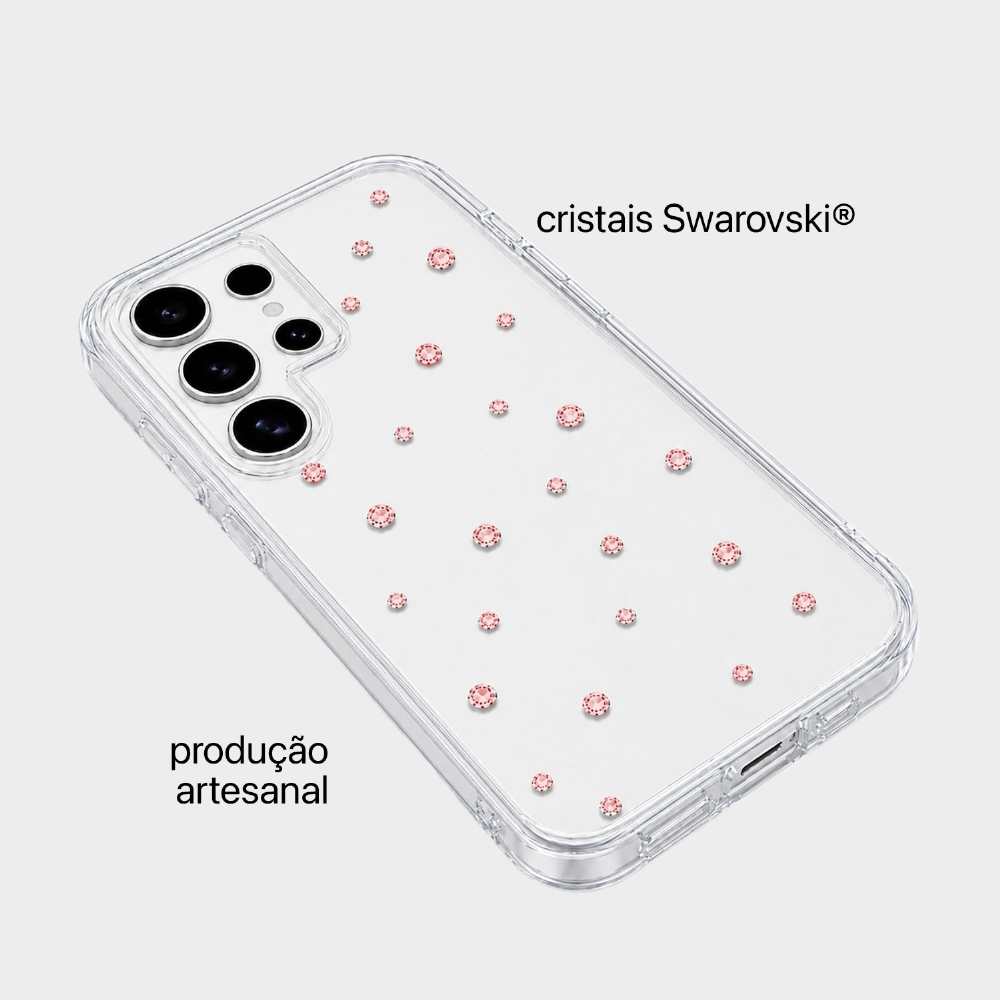 Capa Pontos De Cristais - Galaxy S25 Ultra
