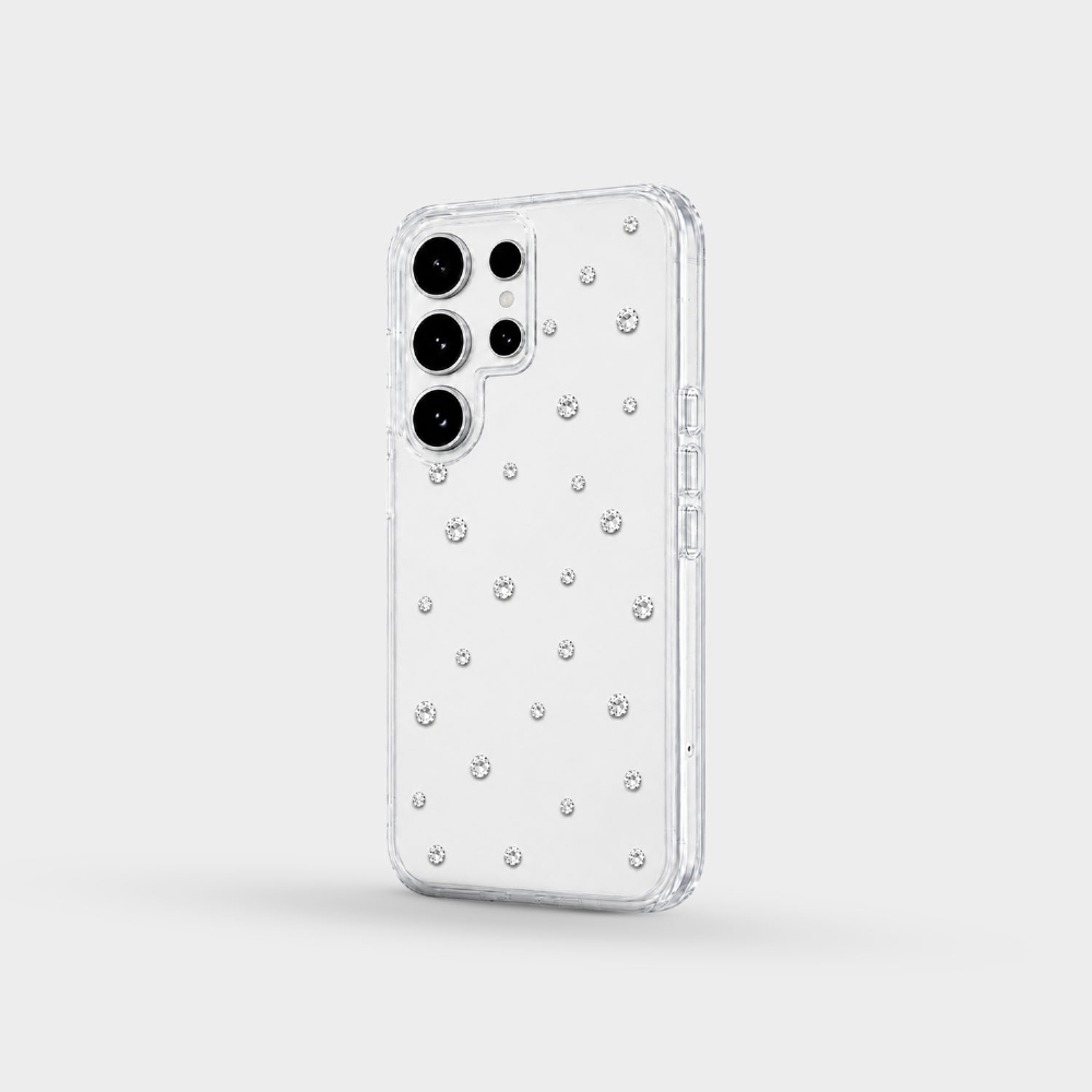Capa Pontos De Cristais Galaxy S21 Ultra