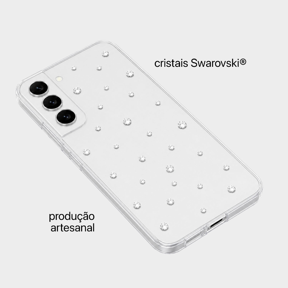 Capa Pontos De Cristais Samsung S23 Fe