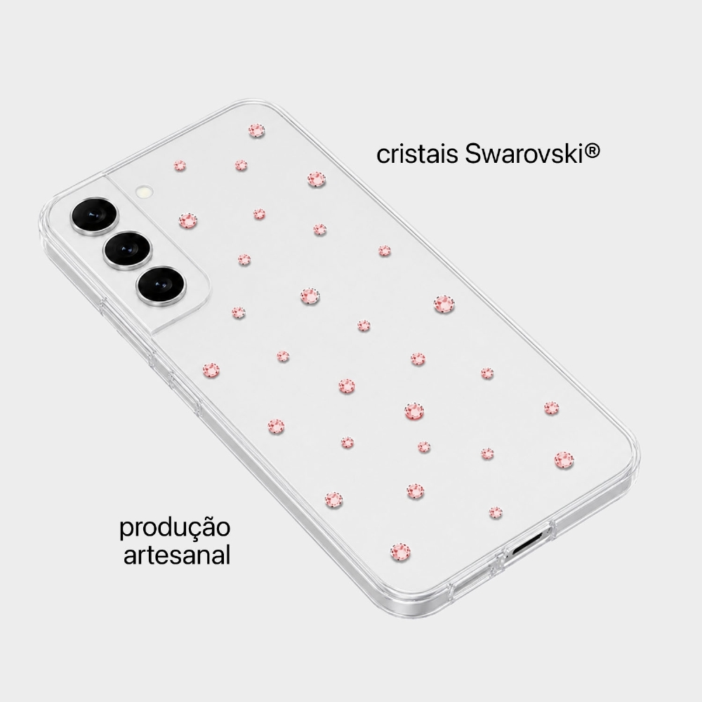 Capa Pontos De Cristais Samsung S23 Fe