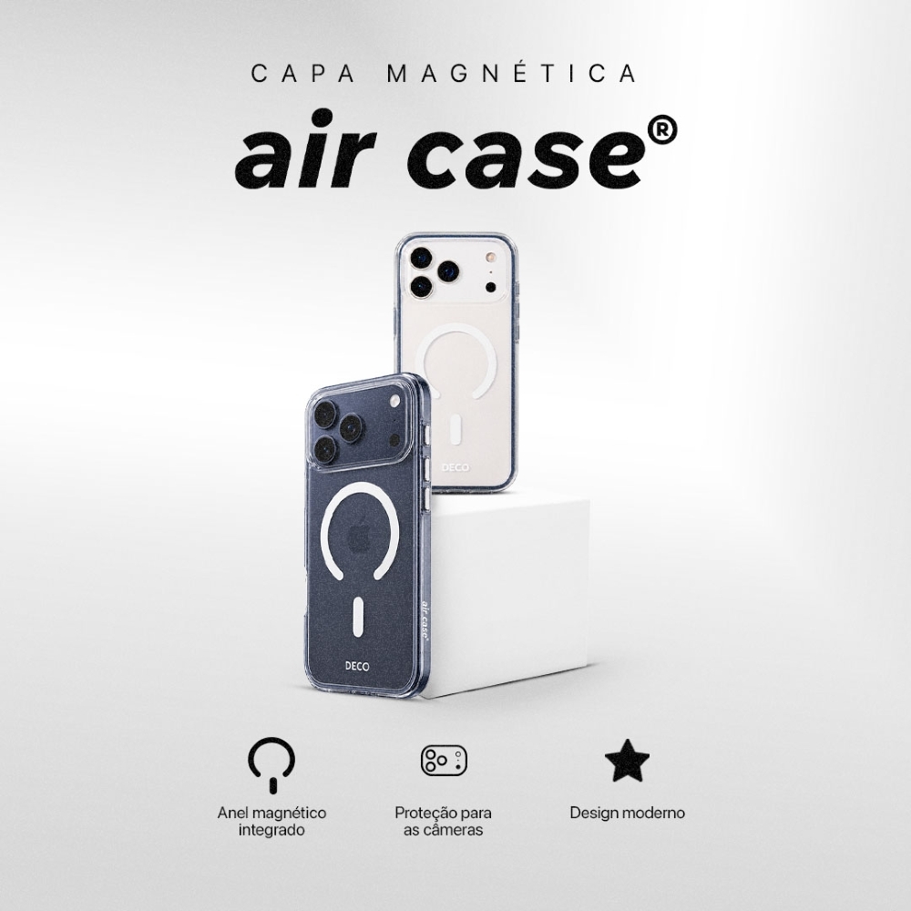 Capa Air Case® Magnética Iphone 17 Pro Max