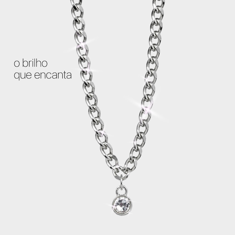 Alça Universal Com Crystals By Swarovski - 30cm