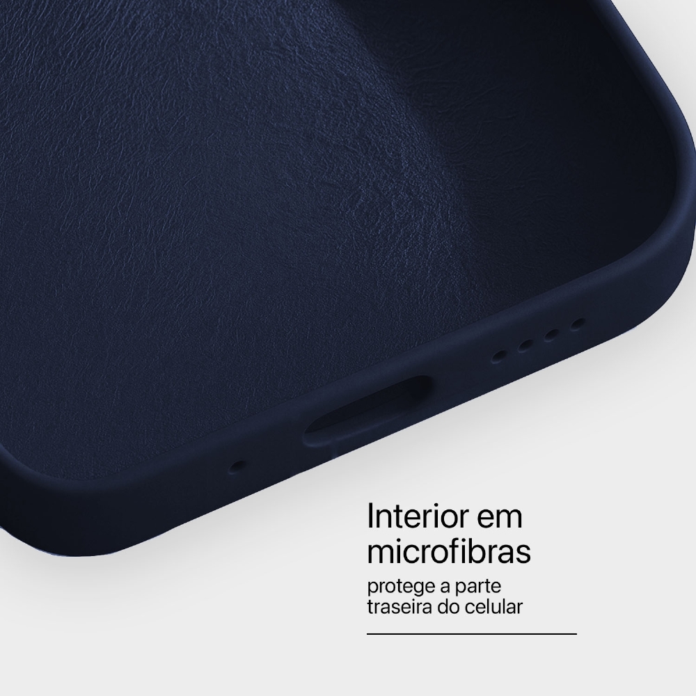 Capa Silicone Magnética Iphone 17 Pro