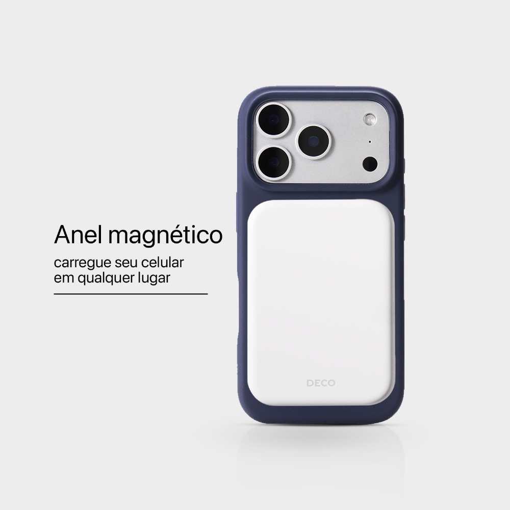 Capa Silicone Magnética Iphone 17 Pro