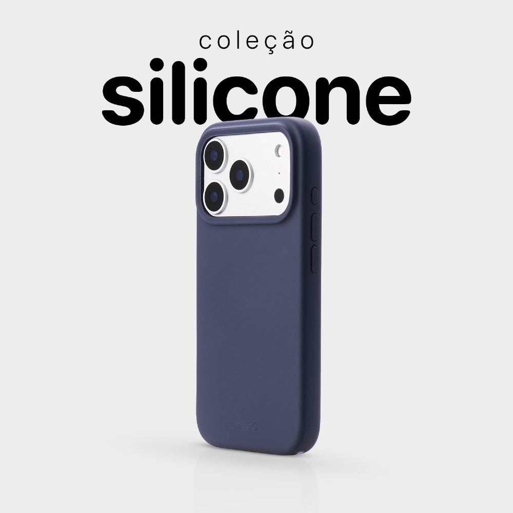 Capa Silicone Magnética Iphone 17 Pro