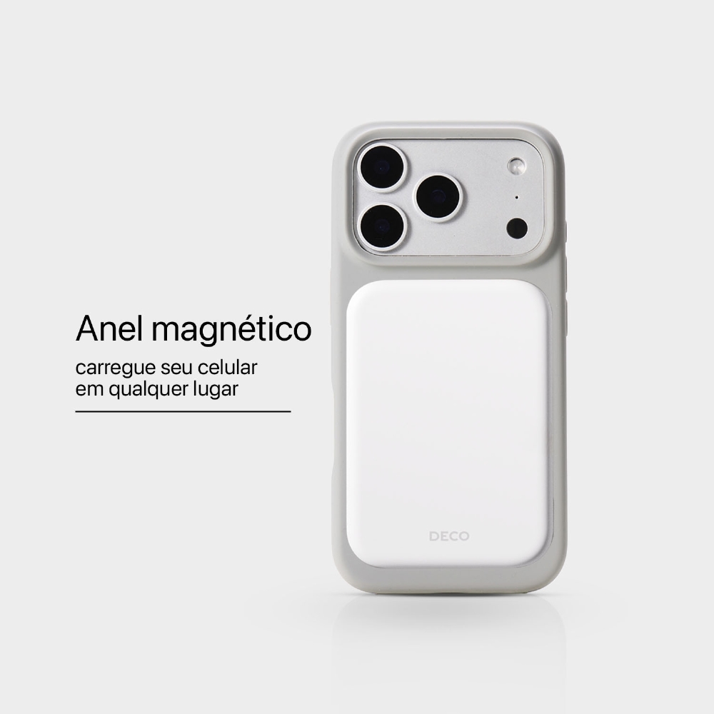 Capa Silicone Magnética Iphone 17 Pro