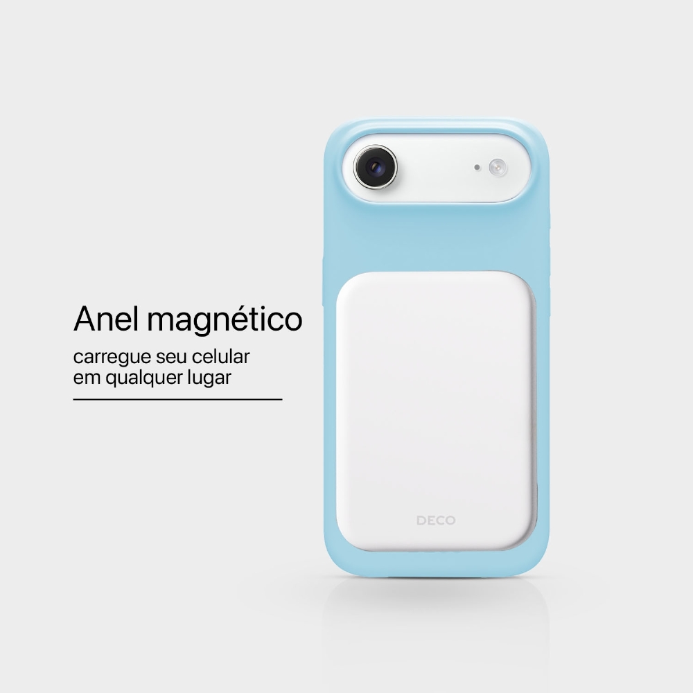 Capa Silicone Magnética Iphone 17 Air