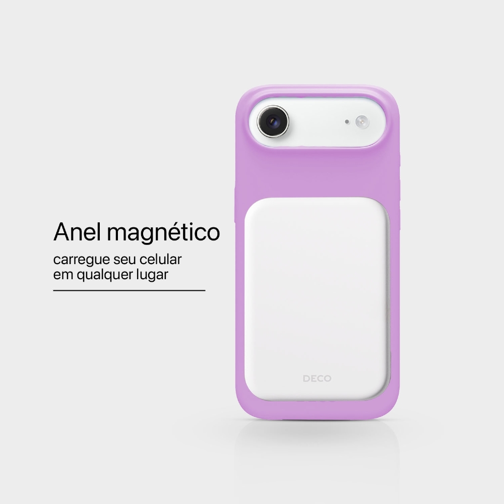 Capa Silicone Magnética Iphone 17 Air