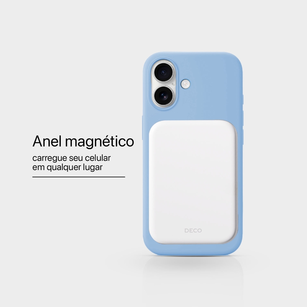 Capa Silicone Magnética Iphone 17