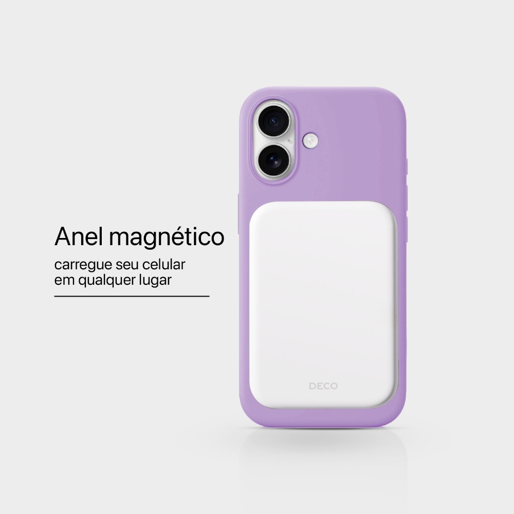 Capa Silicone Magnética Iphone 17