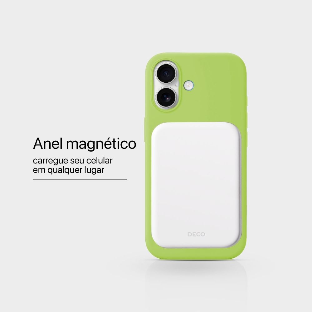 Capa Silicone Magnética Iphone 17