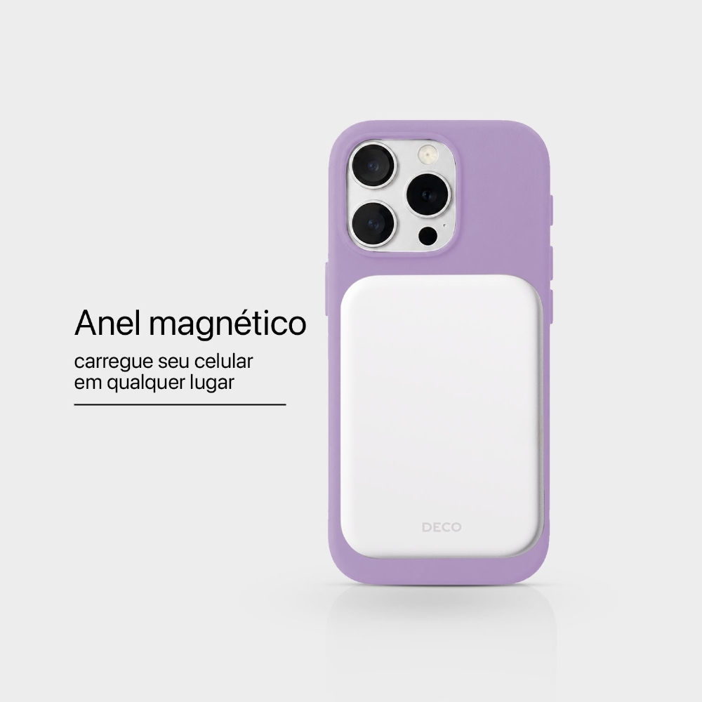Capa Silicone Magnética Iphone 15 Pro