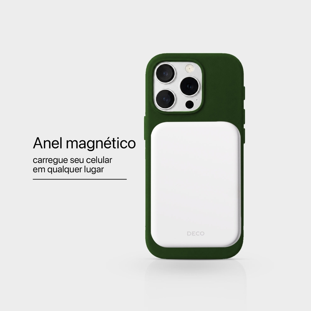 Capa Silicone Magnética Iphone 13 Pro Max