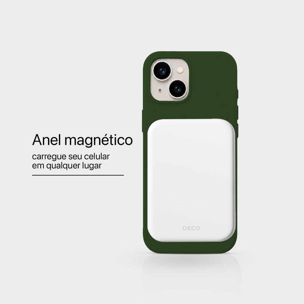 Capa Silicone Magnética Iphone 15