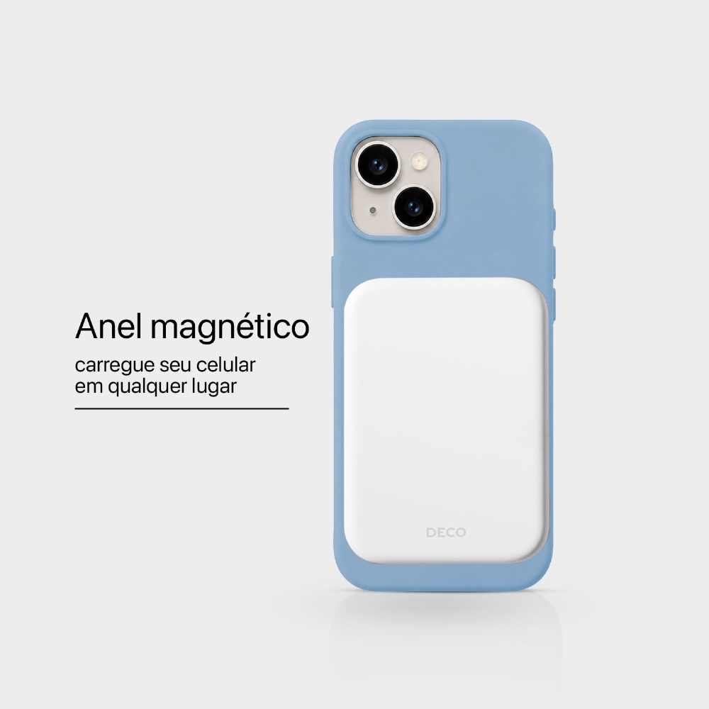 Capa Silicone Magnética Iphone 13 / 14