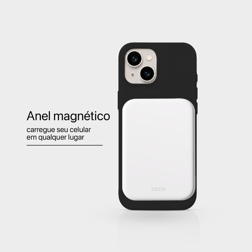 Capa Silicone Magnética Iphone 13 / 14