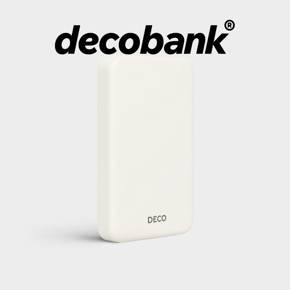 Decobank: Carregador Portátil Magnético 5.000 Mah