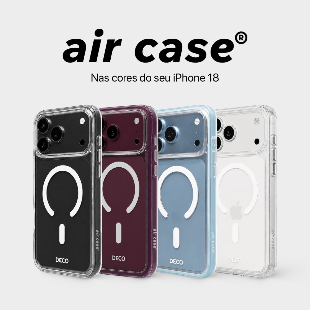 Capa Air Case® Magnética - Iphone 18 Pro