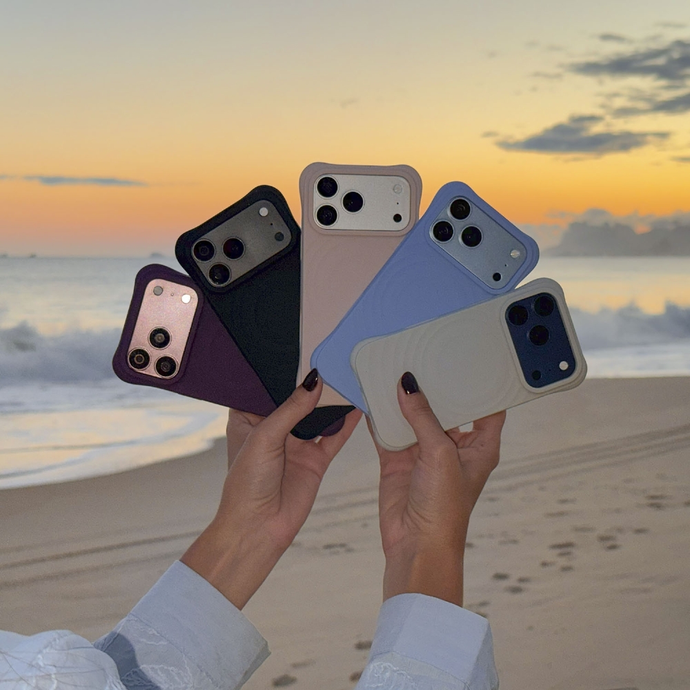 Capa Silicone Ondas - Iphone 18 Pro
