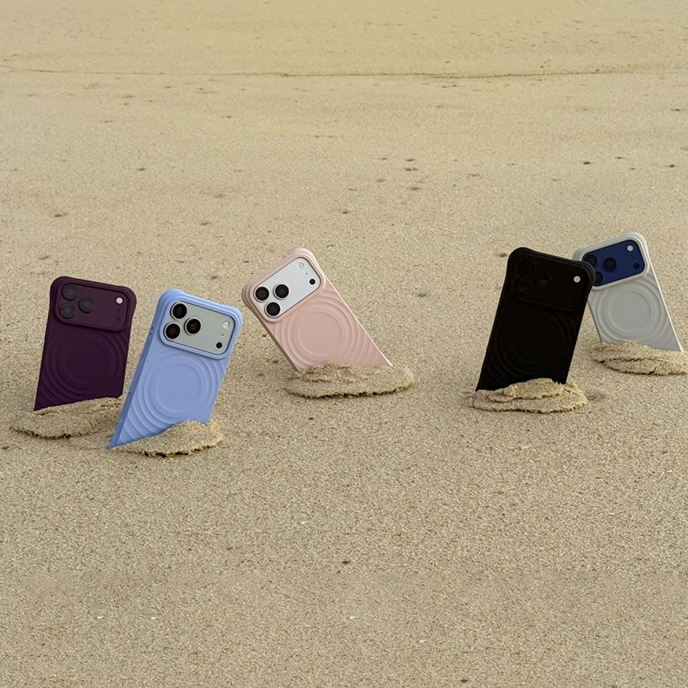 Capa Silicone Ondas - Iphone 18 Pro