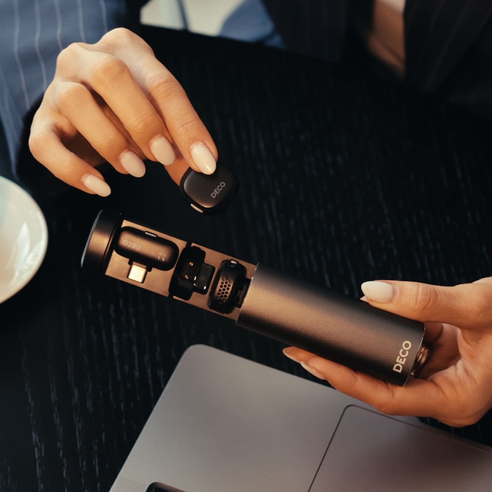 Microfone De Lapela Com 2 Peças - Linha Pro