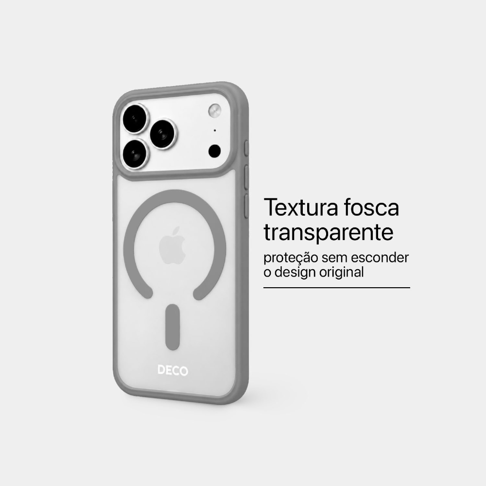 Capa Fosca Magnética Iphone 17 Pro Max