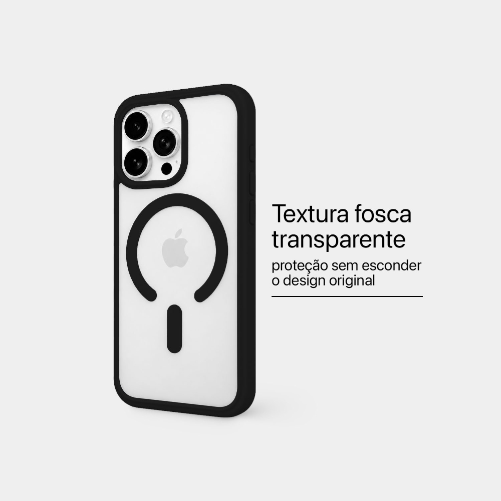 Capa Fosca Magnética Iphone 13 Pro Max
