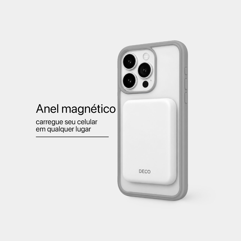 Capa Fosca Magnética Iphone 15 Pro