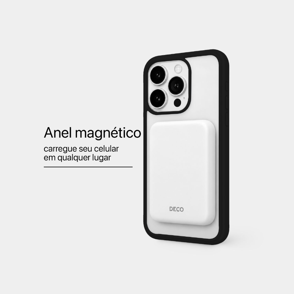 Capa Fosca Magnética Iphone 15 Pro Max