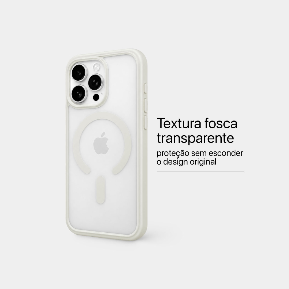 Capa Fosca Magnética Iphone 15 Pro Max