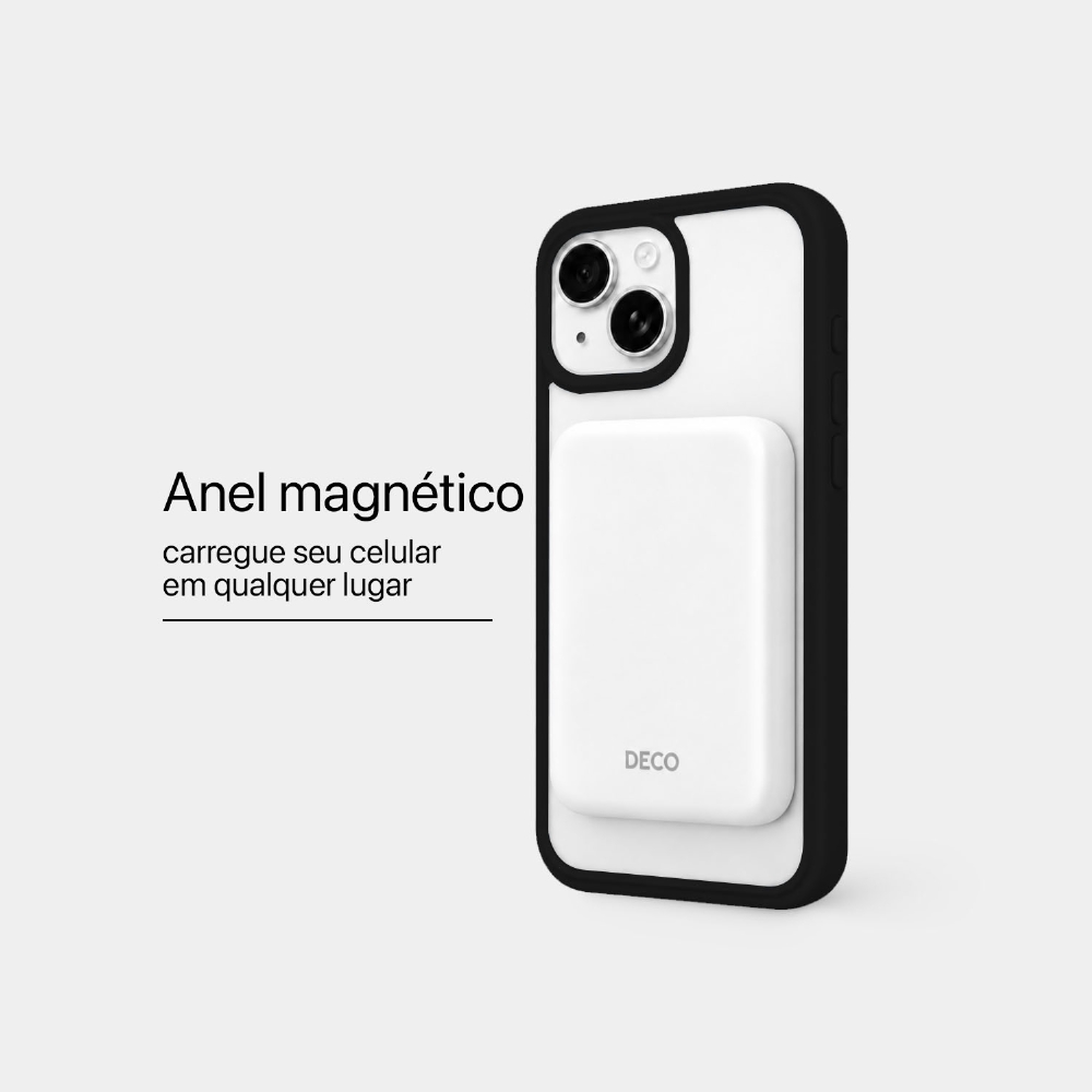 Capa Fosca Magnética Iphone 15 Plus