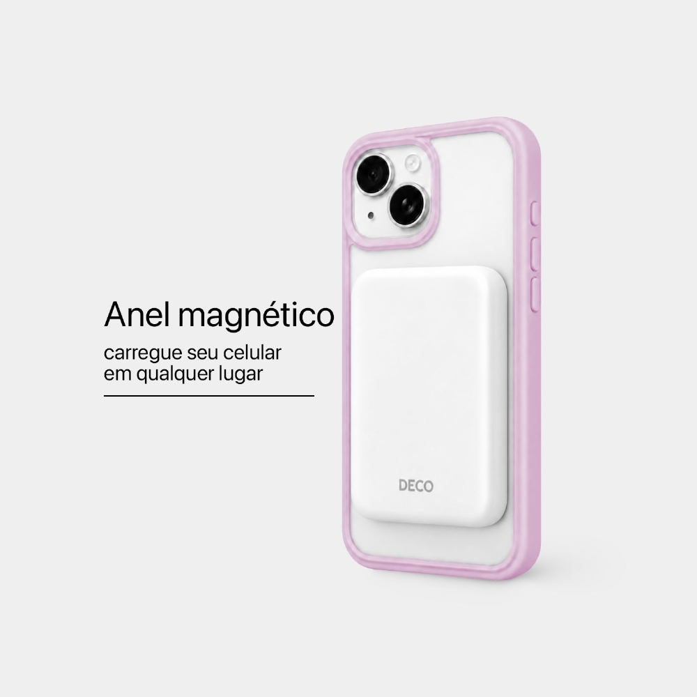 Capa Fosca Magnética Iphone 15