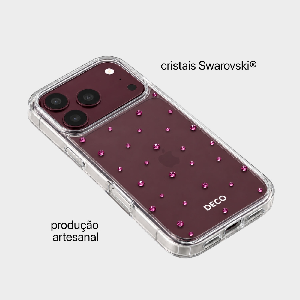 Capa Pontos De Cristais - Iphone 18 Pro Max