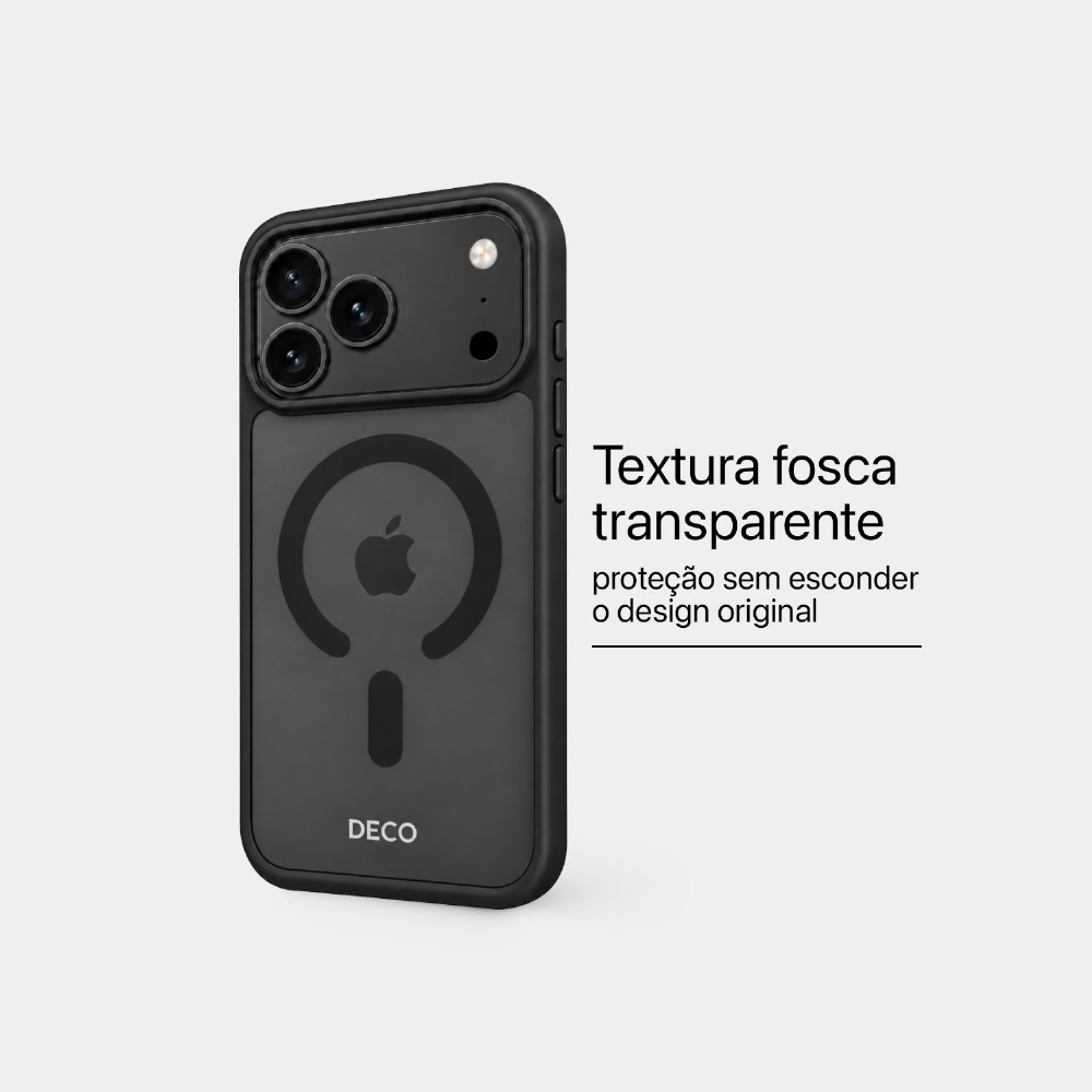 Capa Fosca Magnética Iphone 18 Pro Max