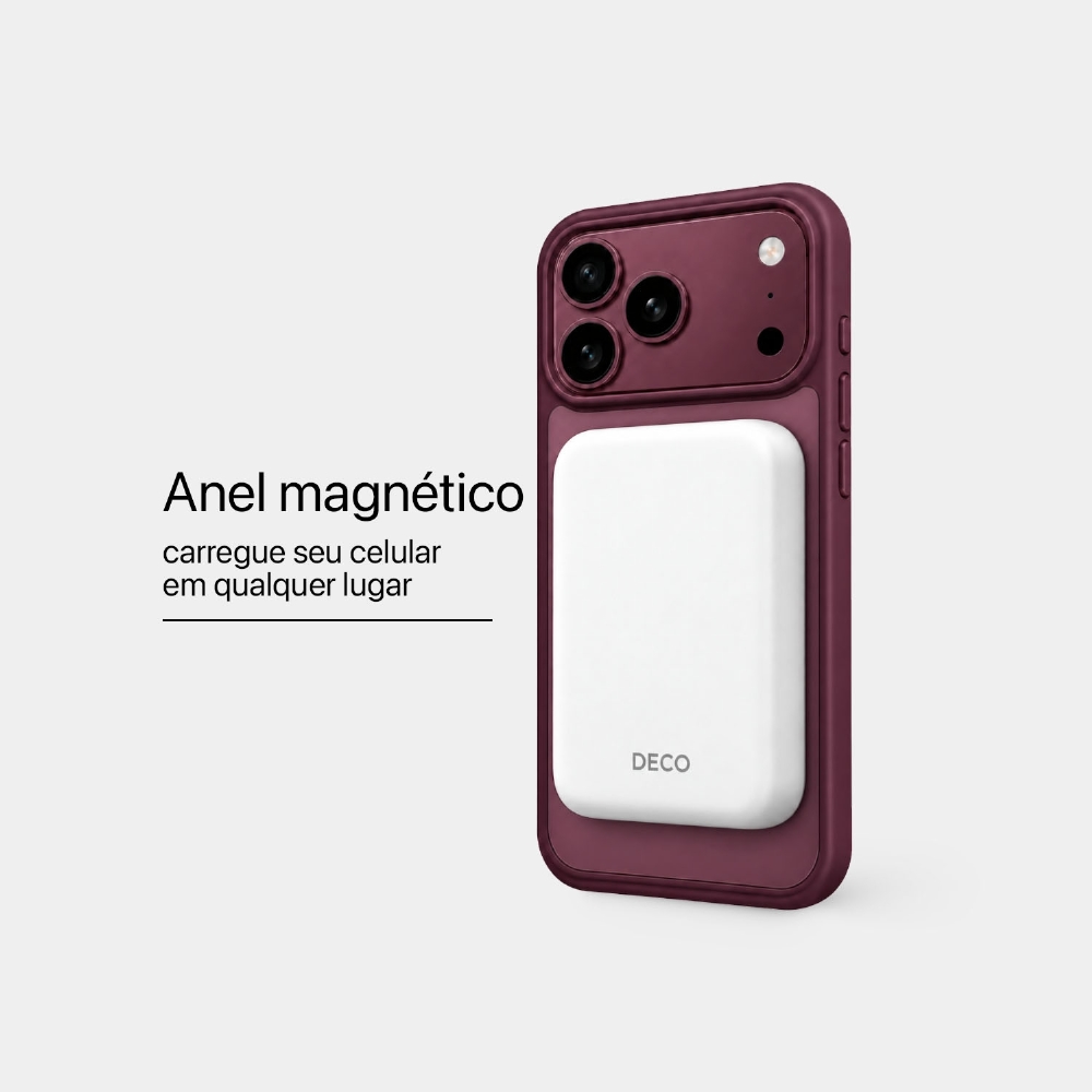 Capa Fosca Magnética Iphone 18 Pro Max