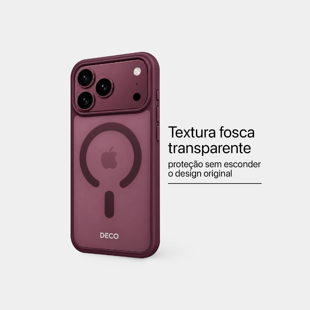 Capa Fosca Magnética Iphone 18 Pro Max