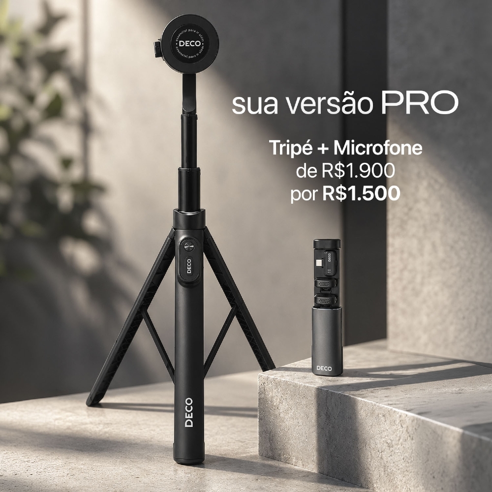 Microfone De Lapela Com 2 Peças - Linha Pro