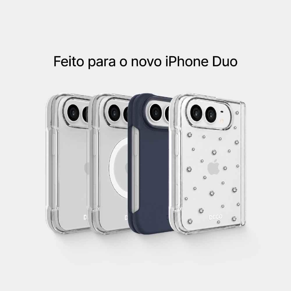 Capa Magnética Pontos De Cristais -  Iphone Duo