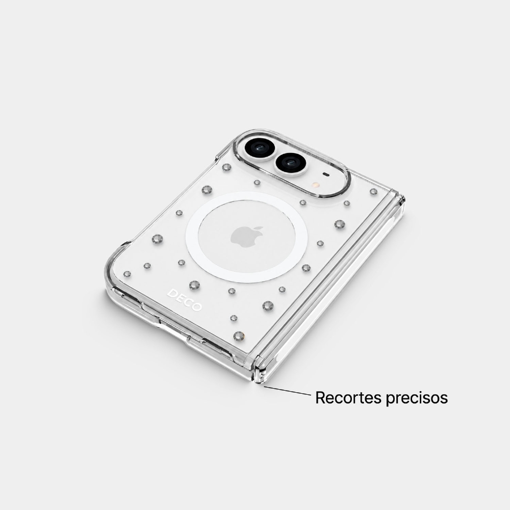 Capa Magnética Pontos De Cristais -  Iphone Duo